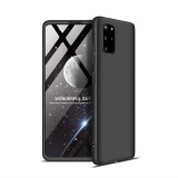 Husa 360&Acirc;&deg; full protection pentru samsung galaxy a21s 2020, negru (fata, spate si folie de protectie din sticla), Htphone