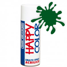 Spray vopsea Verde Padure HappyColor Acrilic, 400ml Kft Auto