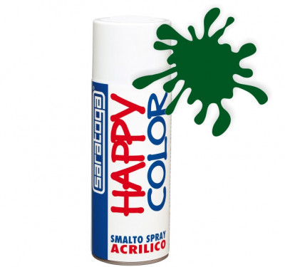 Spray vopsea Verde Padure HappyColor Acrilic, 400ml Kft Auto foto