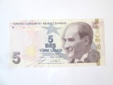 Turcia 5 Lirasi/Lire 2009 UNC la cel mai mic pret