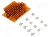 Radiator extrudat, aluminiu, 58mm x 37mm, auriu, Advanced Thermal Solutions - ATS-1099-C1-R0