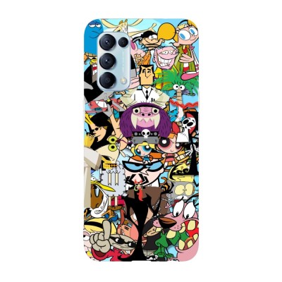 Husa compatibila cu Oppo A72 model Old cartoons Part 3, Silicon, TPU, Viceversa foto