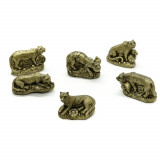 Set 6 statuete feng shui tigru 2022 mici 3-4cm