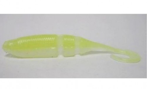 Shad Lake Fork Sickle Tail Baby Shad 5.6cm inch.Chart Pearl 15buc/plic