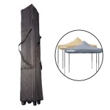 Pavilion de grădină cu roți, 3x3 m, negru