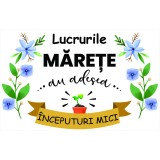 Sticker Lucruri Marete - 125x80 cm