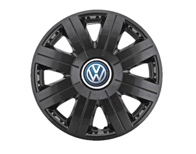Set 4 capace roti Cosmos Negru R15, pentru gama auto Volkswagen foto