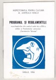 Bnk div Vaslui 1996 - Festivalul umorului C Tanase - Program si regulamente
