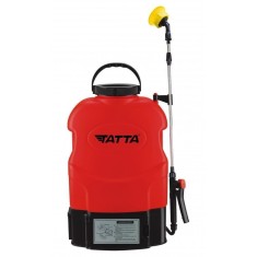 Pulverizator gradina, pompa de stropit, vermorel,&nbsp;electric, pentru spate, cu acumulator 12V 8 Ah, incarcator 1A, rosu, 20 L, Tat