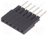 Conector 6 pini, seria {{Serie conector}}, pas pini 2.54mm, CONNFLY - DS1023-05-1*6B81