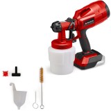 Pistol de vopsit pe acumulator Einhell TC-SY 18/60 Li Solo,18 V, debit 650 ml/min, rezervor 800 ml,fara acumulator si incarcator in setul de livrare