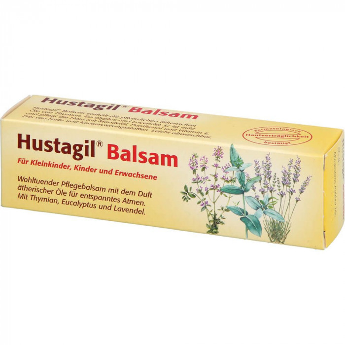 Balsam, Dentinox, Hustagil, pentru Frectie cu Efectul unei Respiratii Relaxate, 30ml
