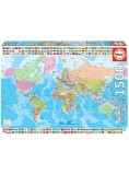Educa 1500 Pcs The World Map (018500)