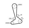 GATES K015645XS PowerGrip&reg; Set curea de distributie