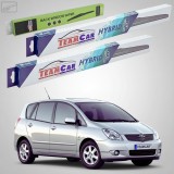 Cumpara ieftin Ștergătoare Toyota Corolla Verso E12 MPV 2002-2004 | Set Față și Spate Hibrid &ndash; TeamCar&reg;