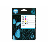 Cartus Cerneala HP 912 CMYK Original Ink Cartridge 4-Pack