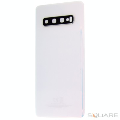 Capac Baterie Samsung S10, G973F/DS, White foto