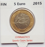 2267 Finlanda 5 euro 2015 Gymnastics km 236, Europa