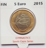 2267 Finlanda 5 euro 2015 Gymnastics km 236
