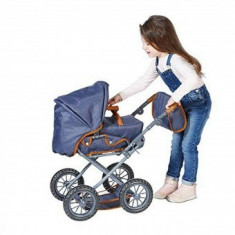 Carucior 2 in 1 pentru papusi Ruby Dark Blue foto