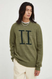 Cumpara ieftin Les Deux pulover din amestec de lana barbati, culoarea verde