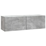 vidaXL Oglindă TV montată pe perete Gri Beton 98 x 31 x 30 cm 898558