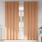 vidaXL Perdele cu perdele 2 pcs Maro deschis 225 x 140 cm Poliester
