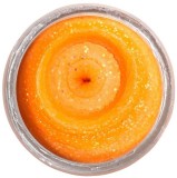 Pasta BERKLEY PowerBait Natural Glitter Trout Dough, Cheese, Orange Glitter, 50g