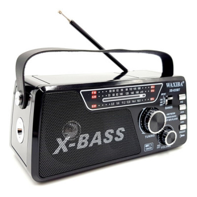 Radio cu 3 benzi AM/FM/SW , bluetooth , Mp3 ,acumulator, lanterna ,835 foto