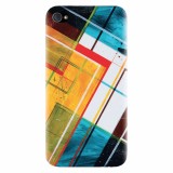 Husa silicon pentru Apple Iphone 4 / 4S, Abstraction Color Shape