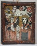 Sf. Arh. Mihail si Gavril, Icoana pe glaja, Atelier din Nicula, Sec. XIX