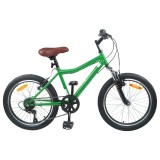 vidaXL Bicicletă pentru Copii 20 Inci 6-Speed pentru 6-11 ani Verde 42009568