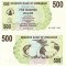 ZIMBABWE 500 dollars 2006 BEARER CHEQUE UNC!!!