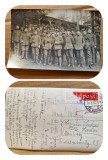 H429-I-WW1- Carte Postala militara Germania KUK- Divizia 30 Rezerva 1916 primul razboi pe fata cu grupul de militari stare buna: 14/9 cm.