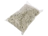 Inele elastice din cauciuc alb 1,5mm 30mm