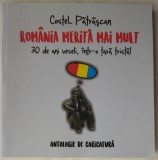 Cumpara ieftin ALBUM COSTEL PATRASCAN: ROMANIA MERITA MAI MULT / 30 DE ANI VESELI INTR-O TARA TRISTA (2019/GRAFICA UMORISTICA/EXEMPLAR CU AUTOGRAF/SEMNAT DE AUTOR]