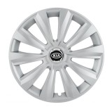 Cumpara ieftin Set 4 Capace Roti Autohelix MSA&reg;, potrivite jantelor de R16, pentru Kia, model delta cromat