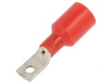 Terminal Inelar Tubular M5 5,2mm 25mm&sup2; Roșu