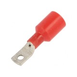 Terminal Inelar Tubular M5 5,2mm 25mm&sup2; Roșu