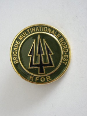 QW9 N 65 - insigna - militar - Brigade multinationale Nord-Est - KFOR foto