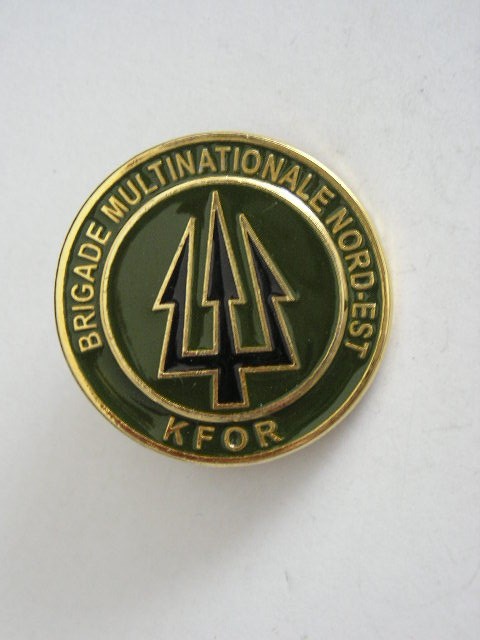 QW9 N 65 - insigna - militar - Brigade multinationale Nord-Est - KFOR