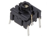 Micro&icirc;ntrerupător TACT cu LED 24VDC 0,05A