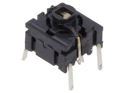 Micro&amp;icirc;ntrerupător TACT cu LED 24VDC 0,05A foto