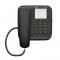 Telefon fix analogic Gigaset, 61 x 158 x 196 mm, 10 tonuri apel, functie apelare directa, volum reglabil, Negru