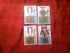 Serie CUBA 1977 - Medalii , 4 valori, Nestampilat