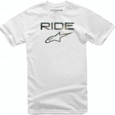 Tricou Alpinestars Ride 2.0 Camo TEE culoare Alb marime XL Cod Produs: MX_NEW 303017754PE