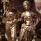 Sculptura ,statueta antica din bronz masiv Dore de o marime impozanta