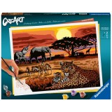 Cumpara ieftin Ravensburger - CreArt pictura pe numere pentru adulti peisaj din savana