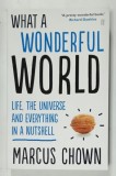 WHAT A WONDERFUL WORLD , LIFE , THE UNIVERSE AND EVERYTHING IN A NUTSHELL by MARCUS CHOWN , 2013