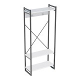 Cumpara ieftin Cuier Baker metal negru si melamina alba 90x34x180 cm